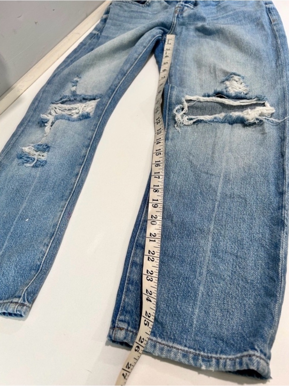 Frame Denim distressed Light Blue Jeans size:27 - Picture 2 of 16